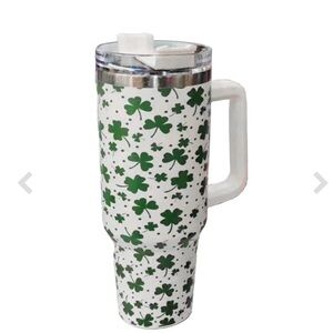 40 oz  Shamrock tumbler to party like a rock star!
